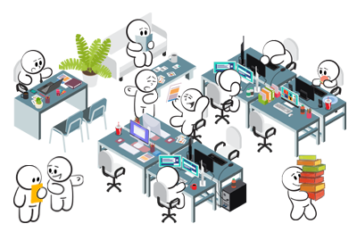 office area scene raduM-grafix